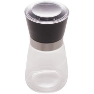 Moedor de Tempero 170ml de Vidro Com Tampa Preta